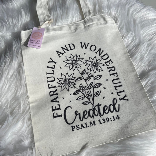 Tote Bag –  Fearfully & Wonderfully Created